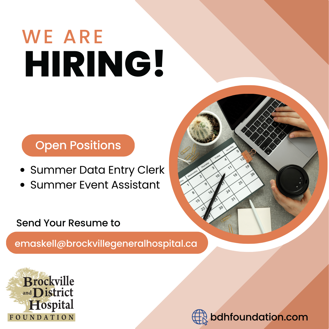 We are Hiring! - Summer Positions Available image